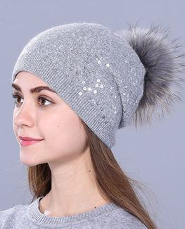 Shinning wool Beanie